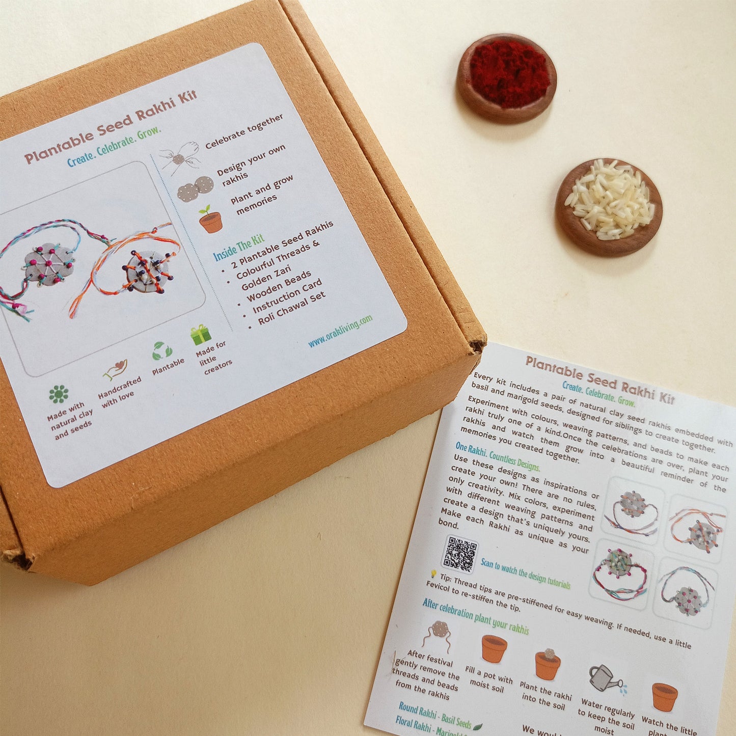 PLANTABLE SEED RAKHI KIT