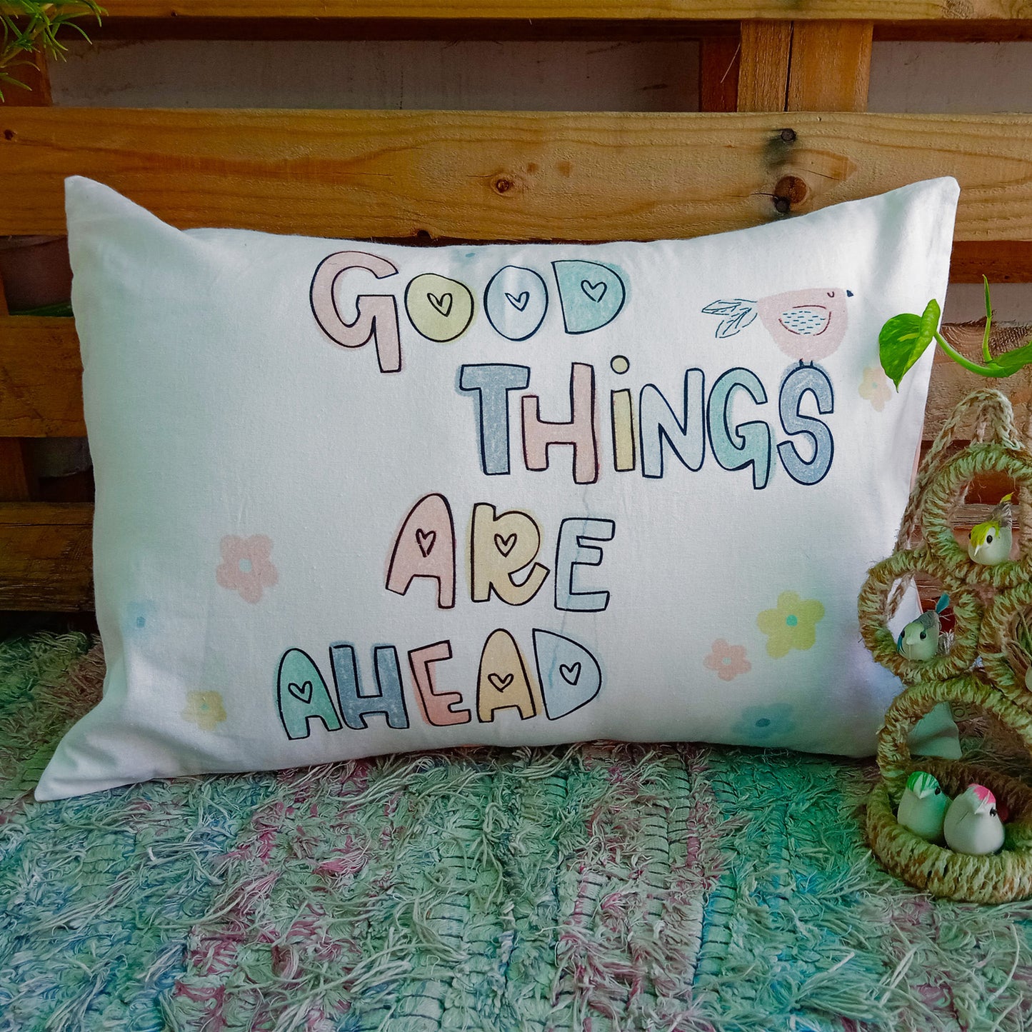 GOOD THINGS ARE COMING - Bedding Pillow