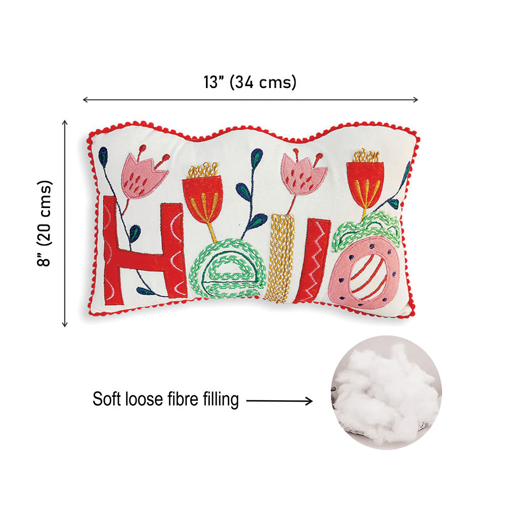 HELLO - Shape Pillow