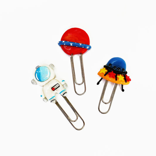 SPACE JOURNEY - Clip Bookmarks Set