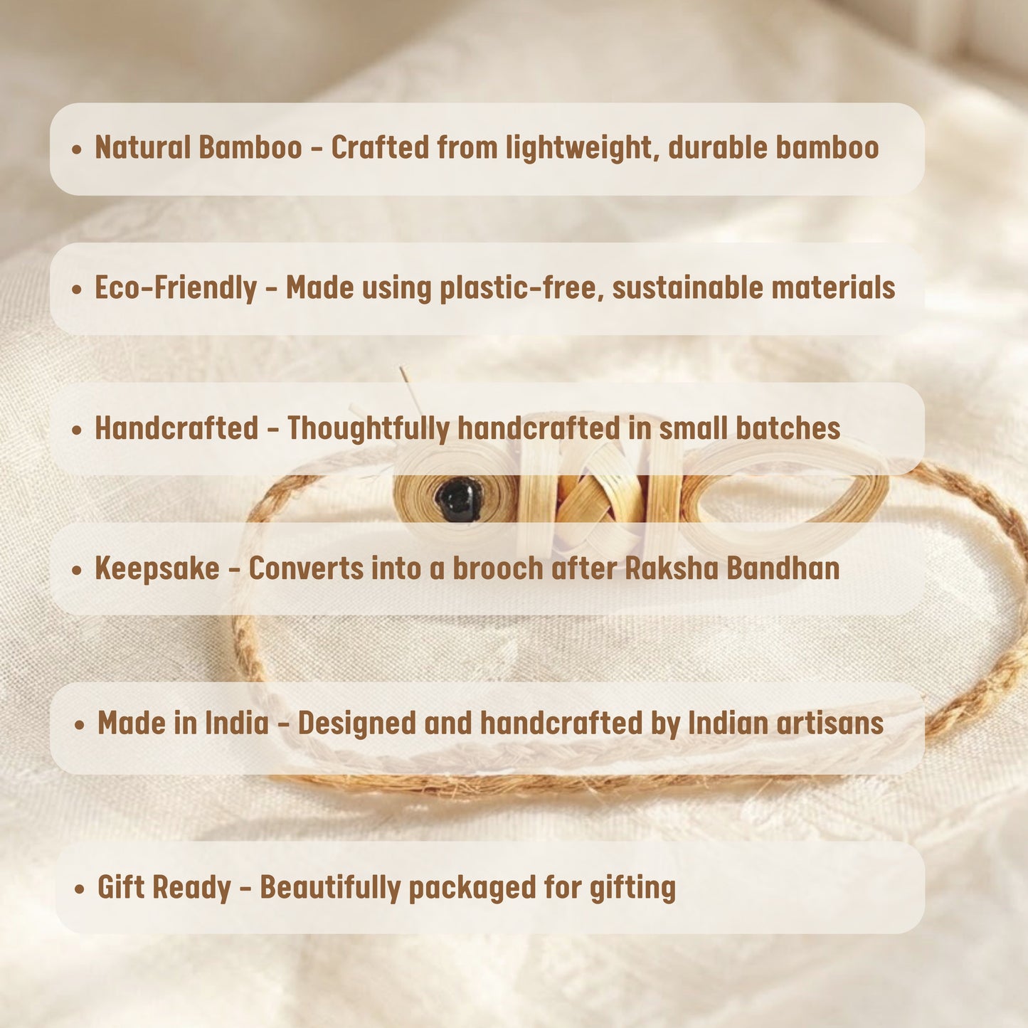 ANT -  Bamboo Rakhi