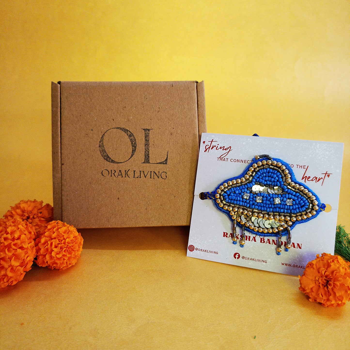 SPACESHIP - Beaded Rakhi
