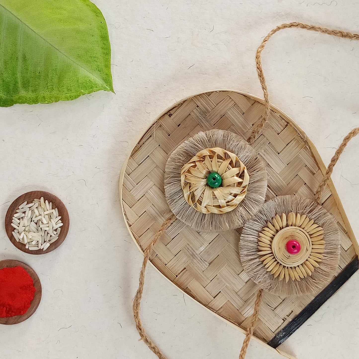 TWISTED & PADDY SEED - Bamboo Rakhi Combo