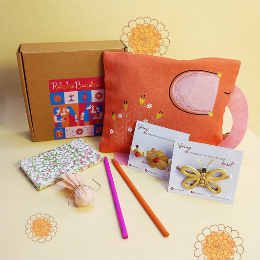 BUDS & BUTTERFLIES - Eco Rakhi Hamper