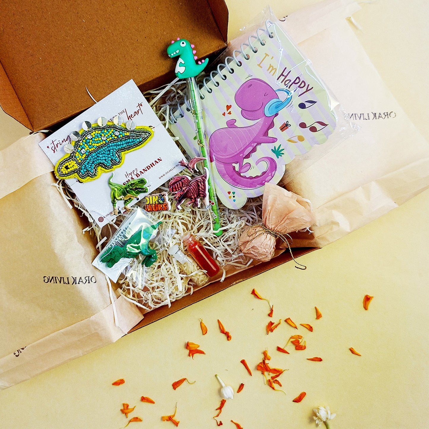 DINOSAUR DELIGHT - Rakhi Hamper