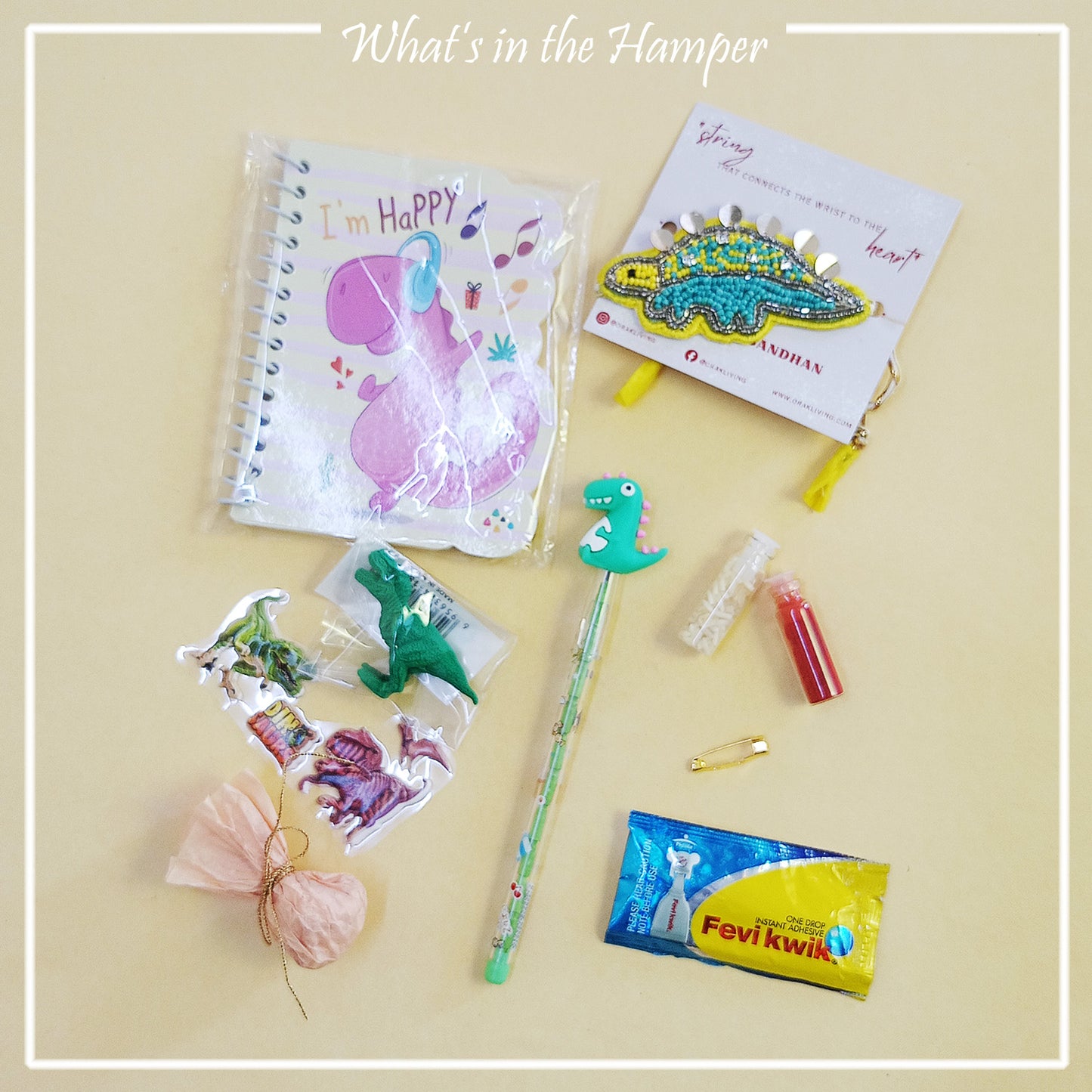 DINOSAUR DELIGHT - Rakhi Hamper