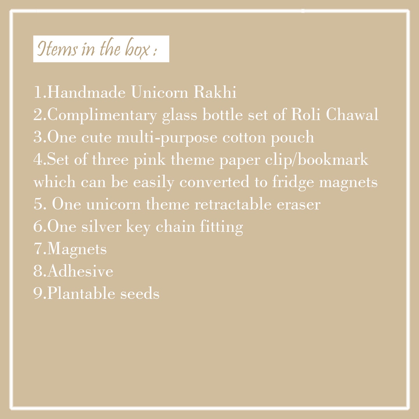 MY LITTLE UNICORN - Rakhi Hamper