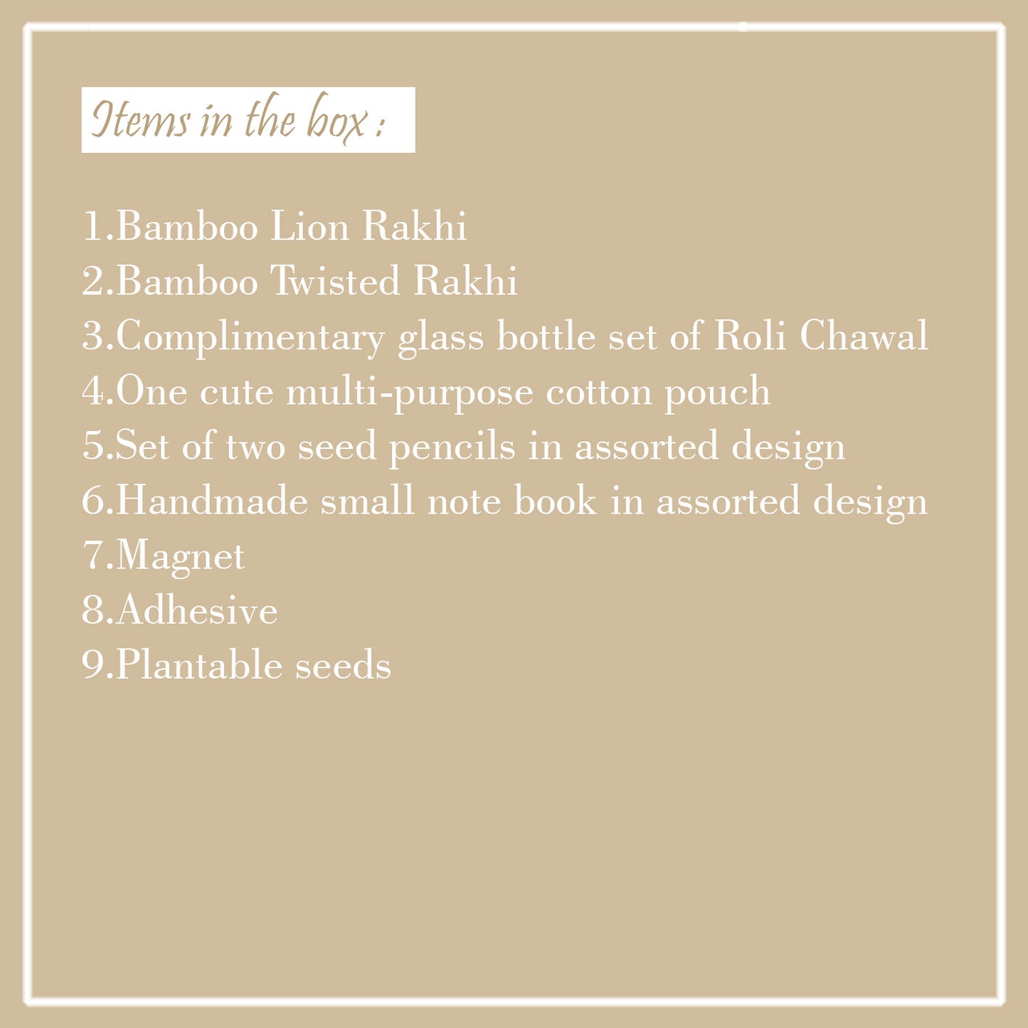 LITTLE FOREST - Eco Rakhi Hamper