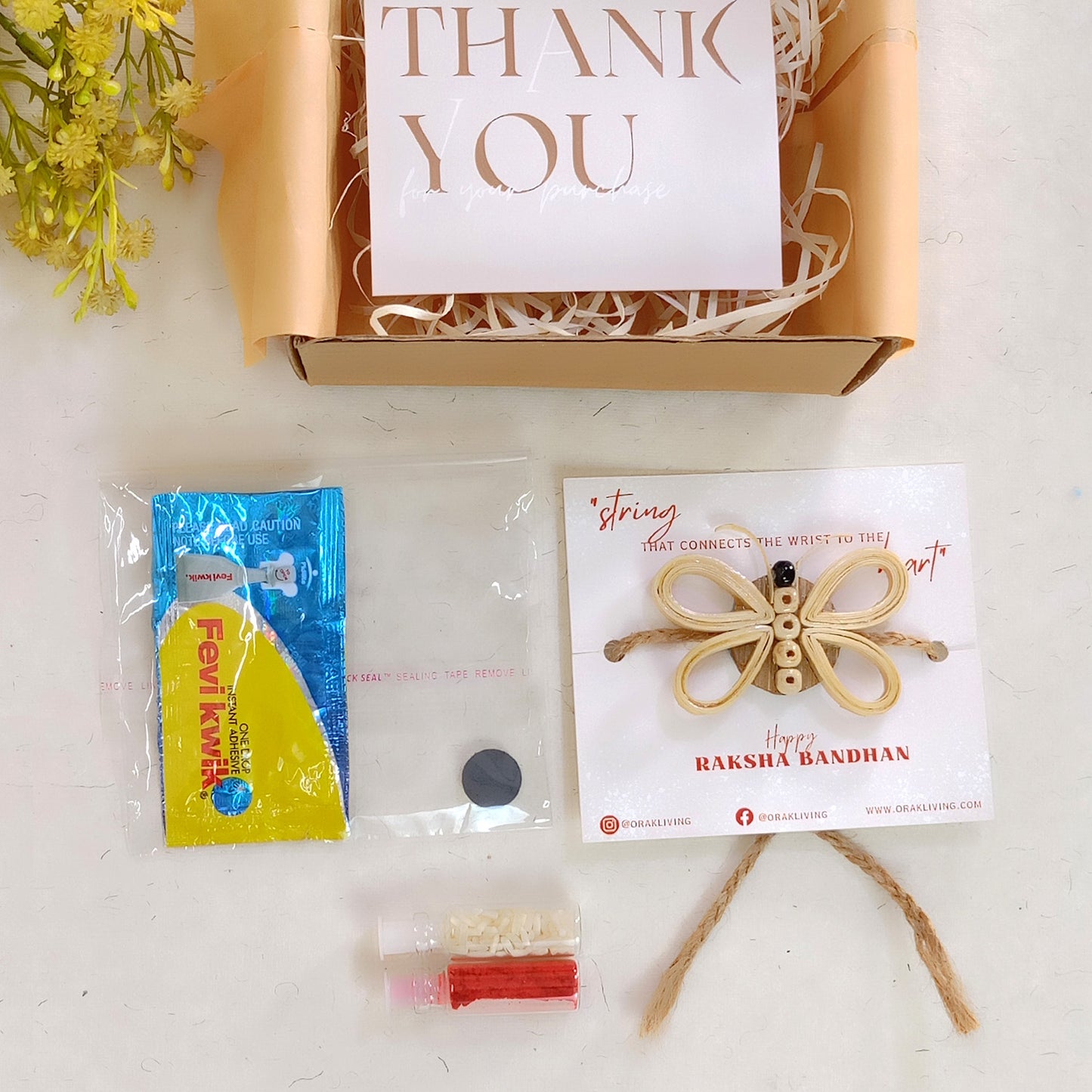 BUTTERFLY - Bamboo Rakhi