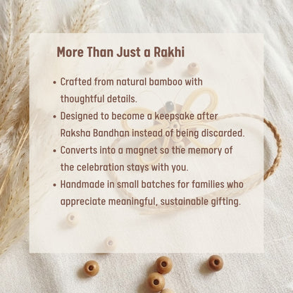 BUTTERFLY - Bamboo Rakhi