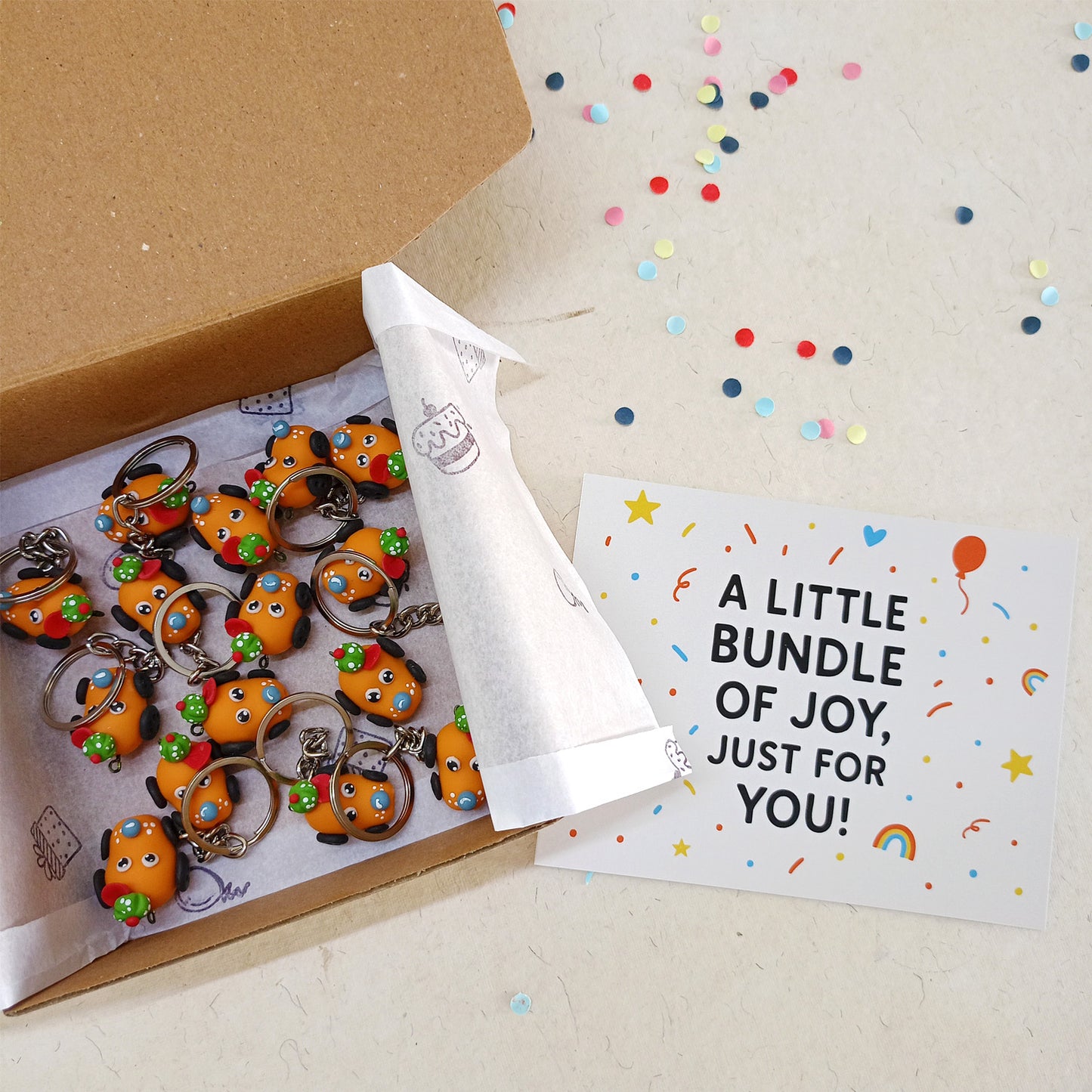 CAR KEY CHARMS -  Return Gift (Set of 10)