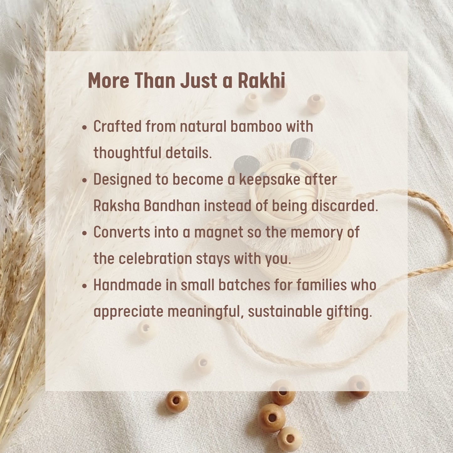 LION - Bamboo Rakhi