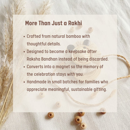 LION - Bamboo Rakhi