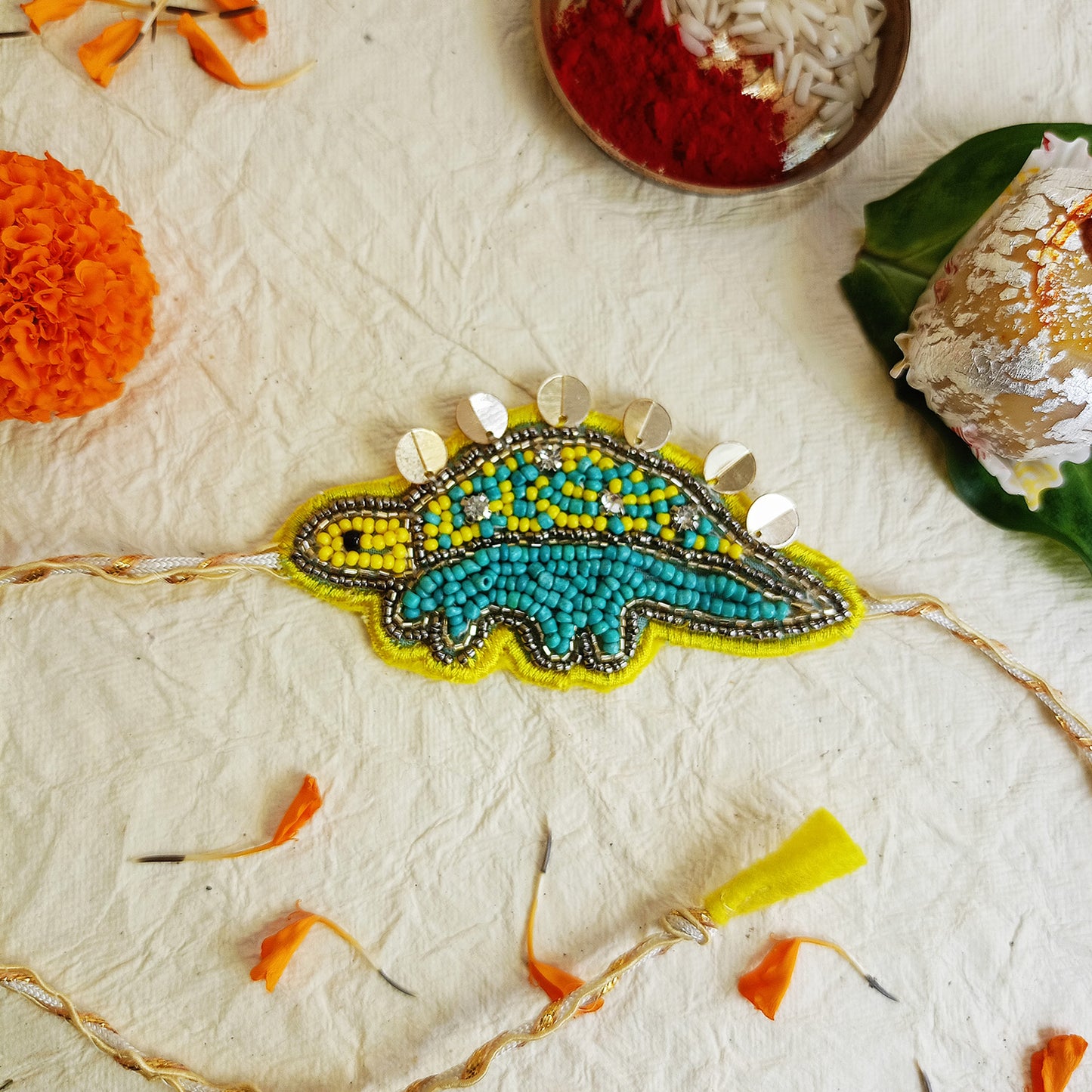 DINOSAUR - Beaded Rakhi