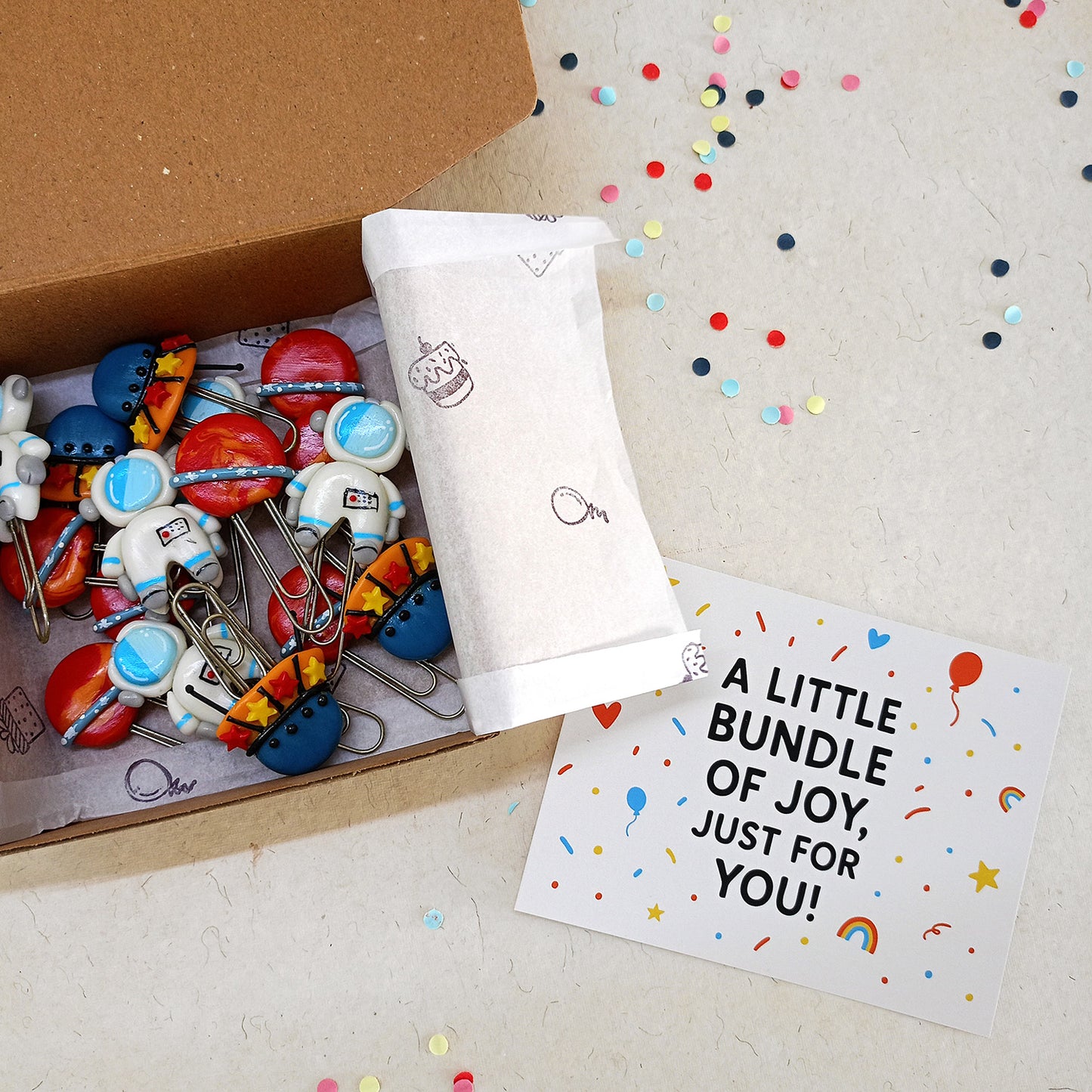 SPACE ADVENTURE PAPER CLIP -  Return Gift (Set of 10)