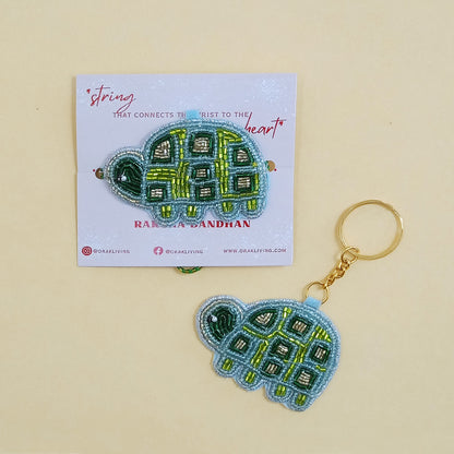 TURTLE - Beaded Rakhi