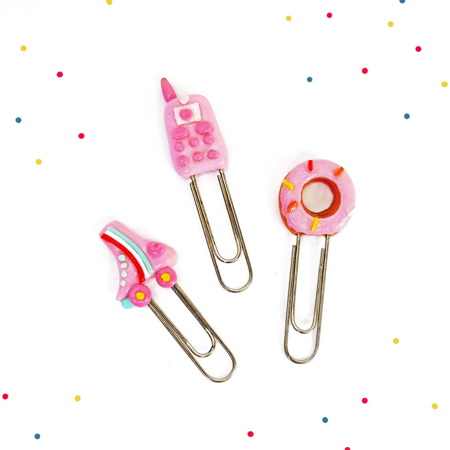 CANDY PINK PAPER CLIP -  Return Gift (Set of 10)