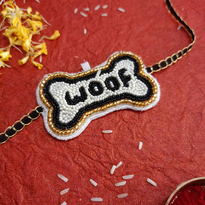 WOOF- Beaded Pet Rakhi
