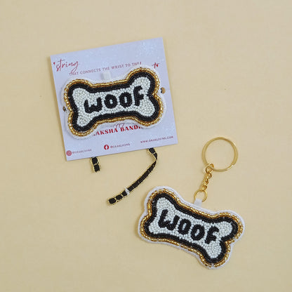 WOOF- Beaded Pet Rakhi
