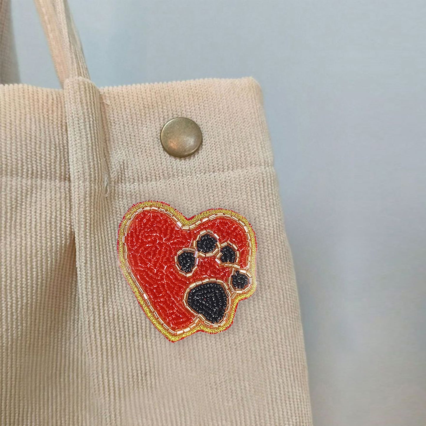 HEARTS & PAWS - Beaded Pet Rakhi