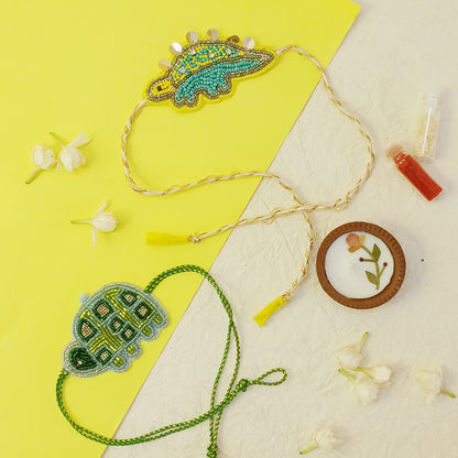 DINOSAUR & TURTLE - Rakhi Combo