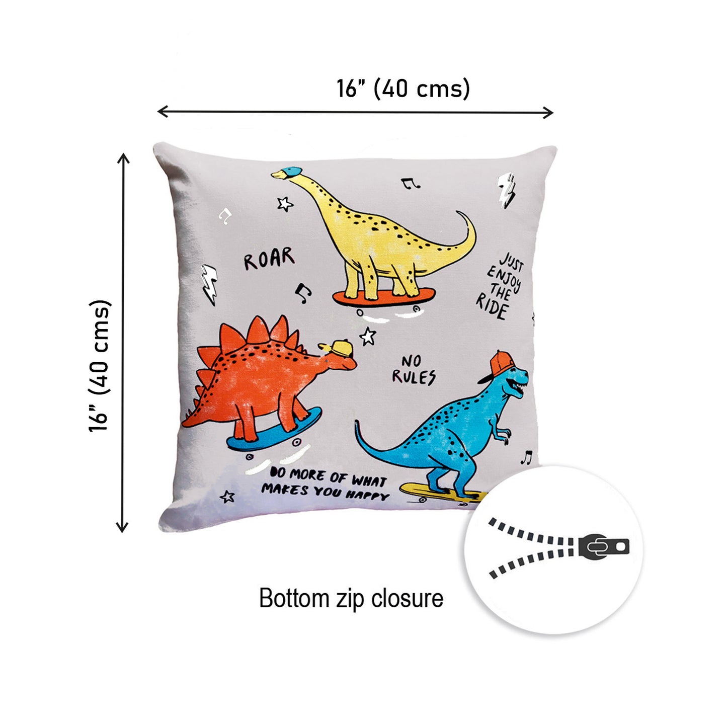 DINO ROCK N ROLL - Cushion Cover