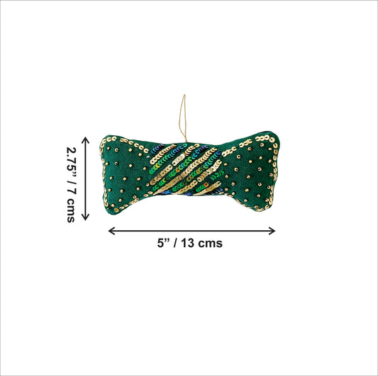 TWINKLING BOWS - Christmas Tree Ornaments Set
