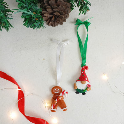 GNOME & CGINGERBREAD - Christmas Tree Ornaments