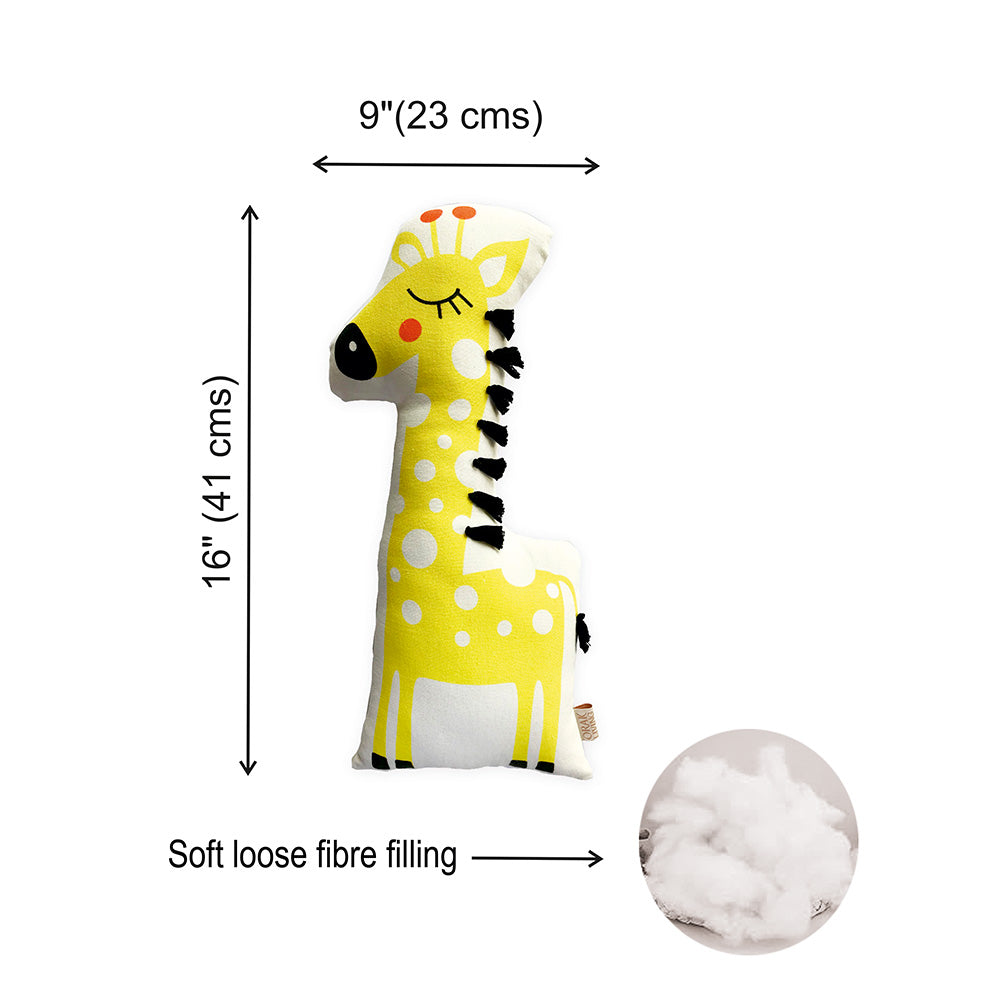 GREG THE GIRAFFE - Shape Pillow