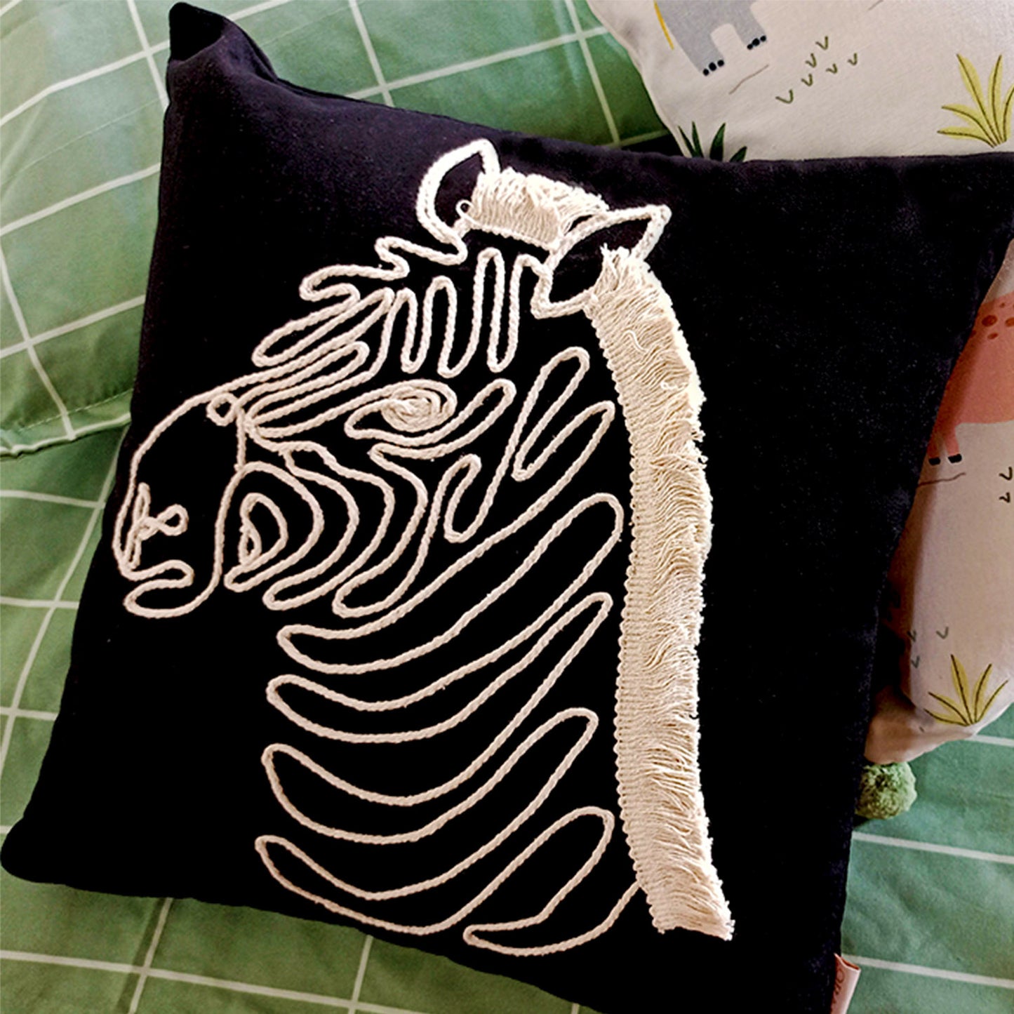 KNOTTY ZEBRA - Cushion Cover