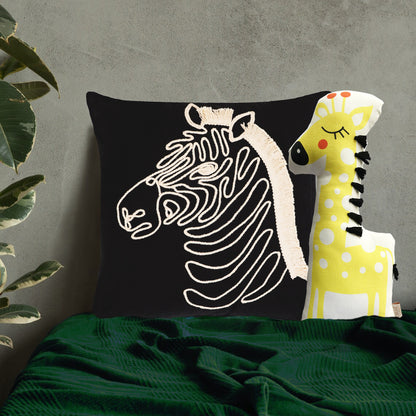 KNOTTY ZEBRA - Cushion Cover