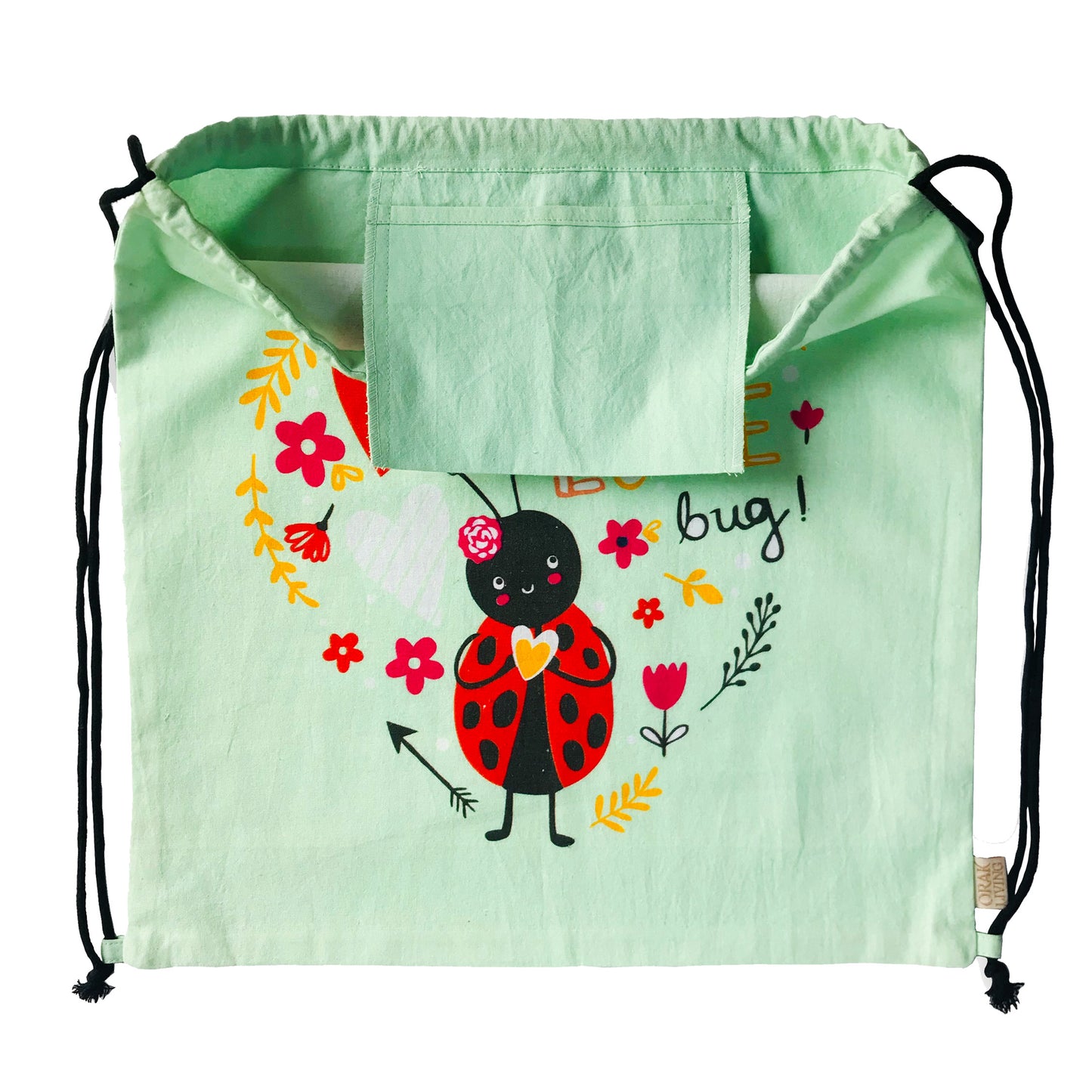 LOVE BUG - Kids Drawstring Bag