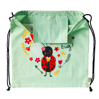 LOVE BUG - Kids Drawstring Bag