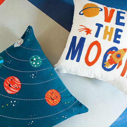 MILKYWAY & OVER THE MOON - Galaxy Cushion Cover Combo