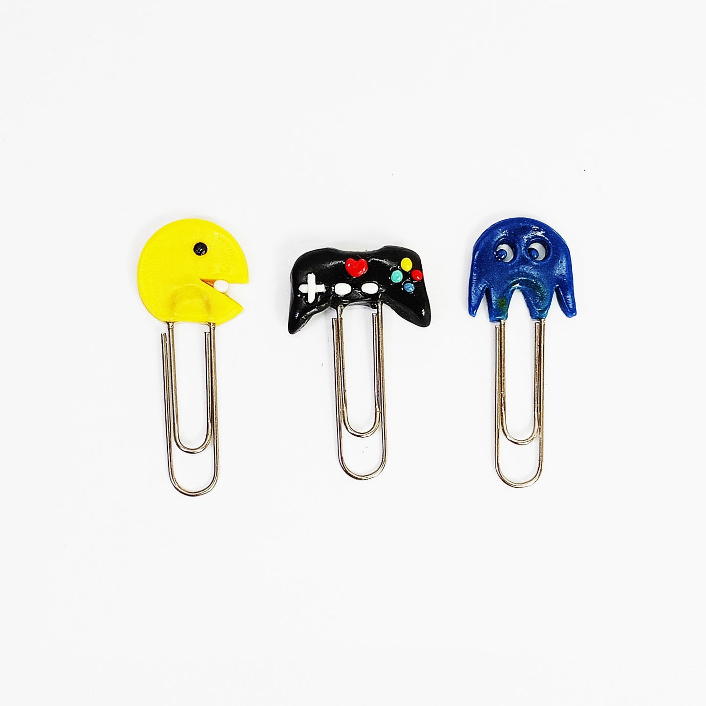 PAC MAN  - Clip Bookmarks Set