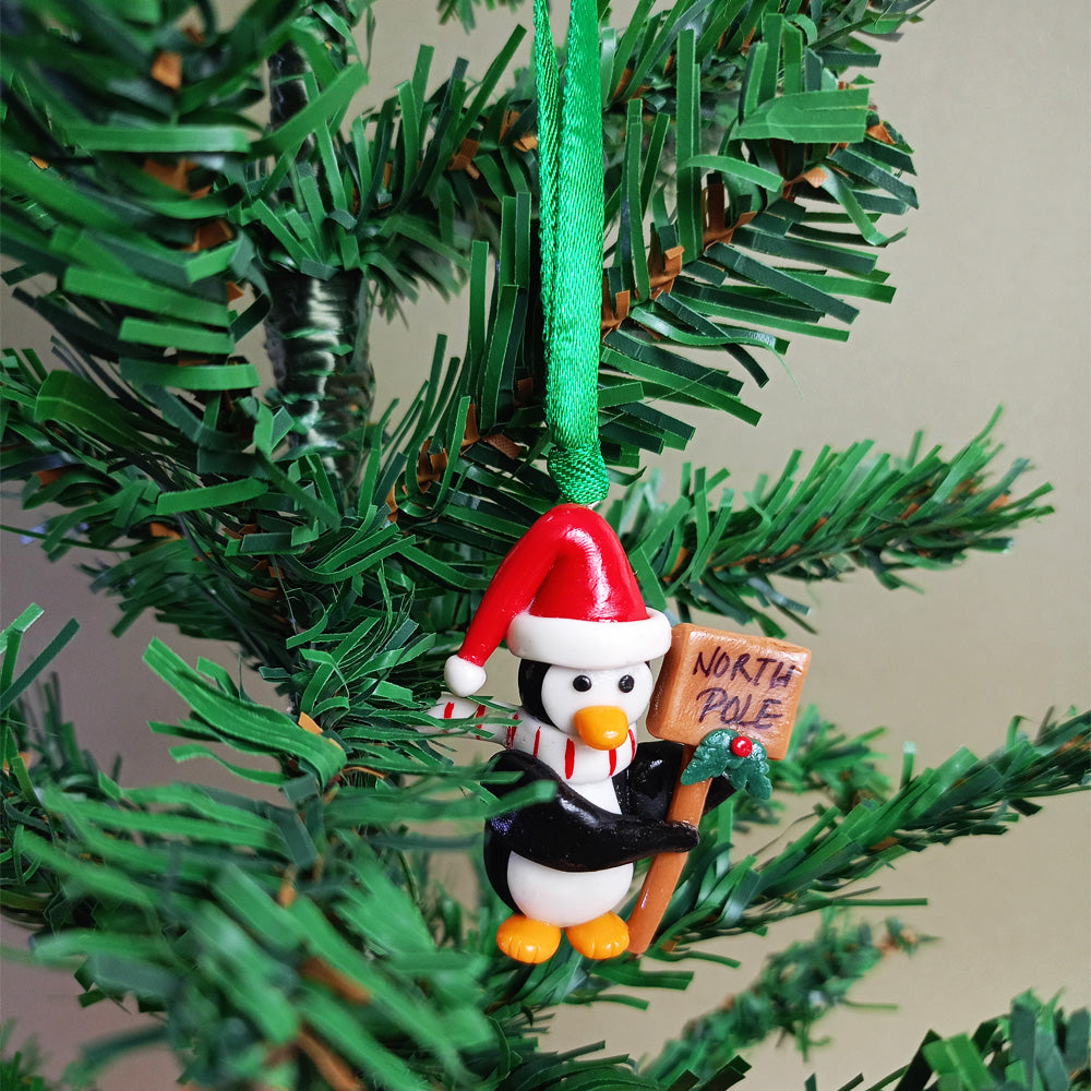 PENGUIN & CHRISTMAS TREE - Christmas Tree Ornaments