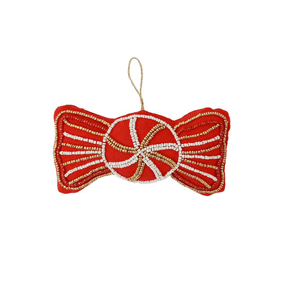 PEPPERMINT CANDY - Beaded Christmas Tree Ornament