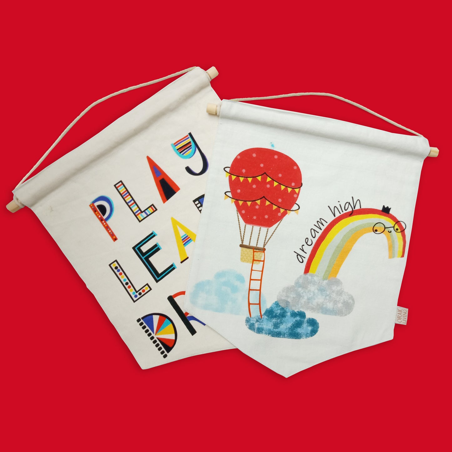 PLAY LEARN DREAM  - WALL HANGING