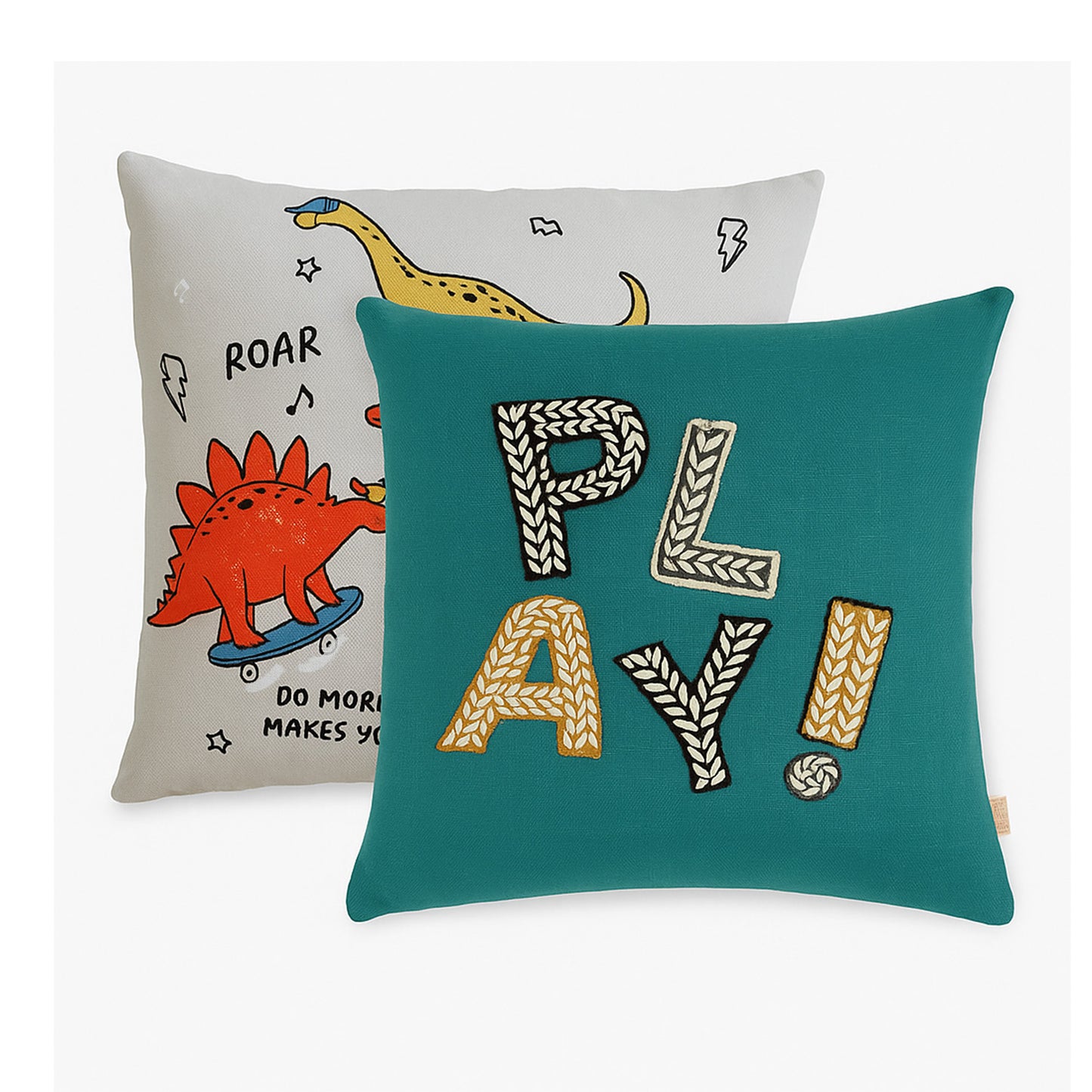 PLAYTIME & DINO ROCK N ROLL - Cushion Cover Combo