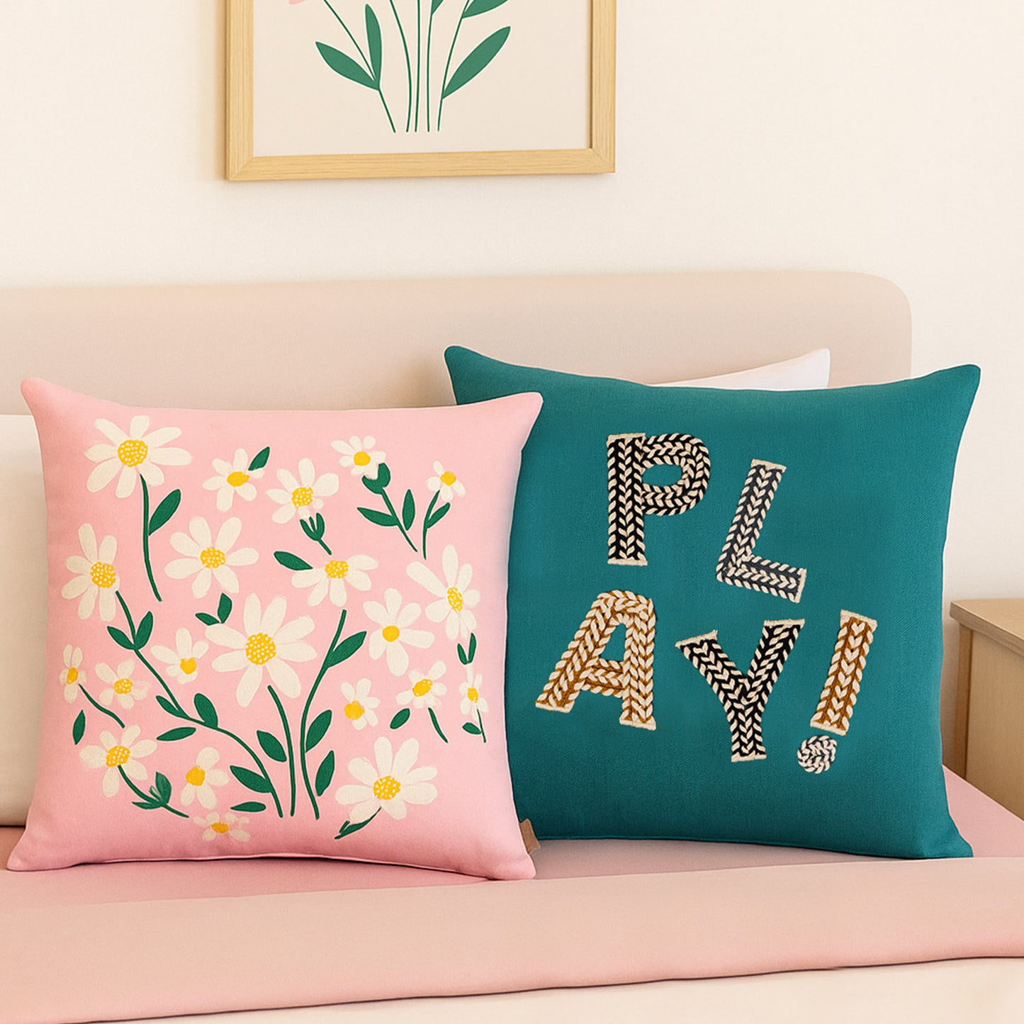 PLAYTIME & FLOWER POWER - Cushion Cover Combo