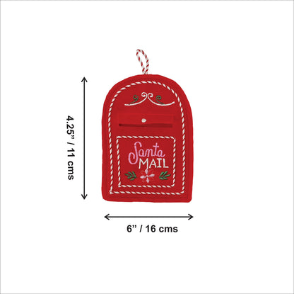 SANTA'S MAIL BOX - Christmas Tree Ornament