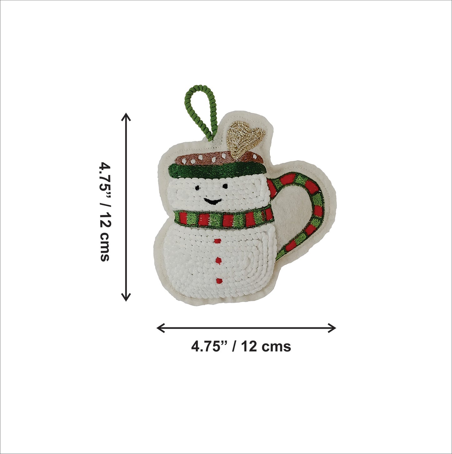 SNOWMAN MUG - Christmas Tree Ornament