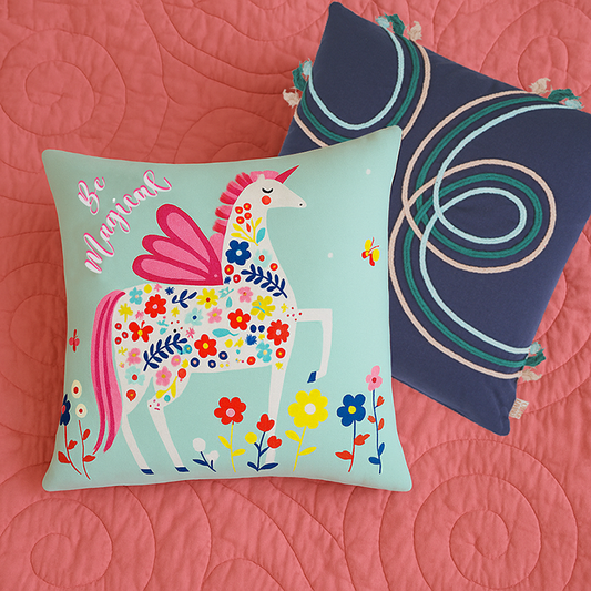 THREE TO TANGO & UNICORN MAGIC - Cushion Cover Combo