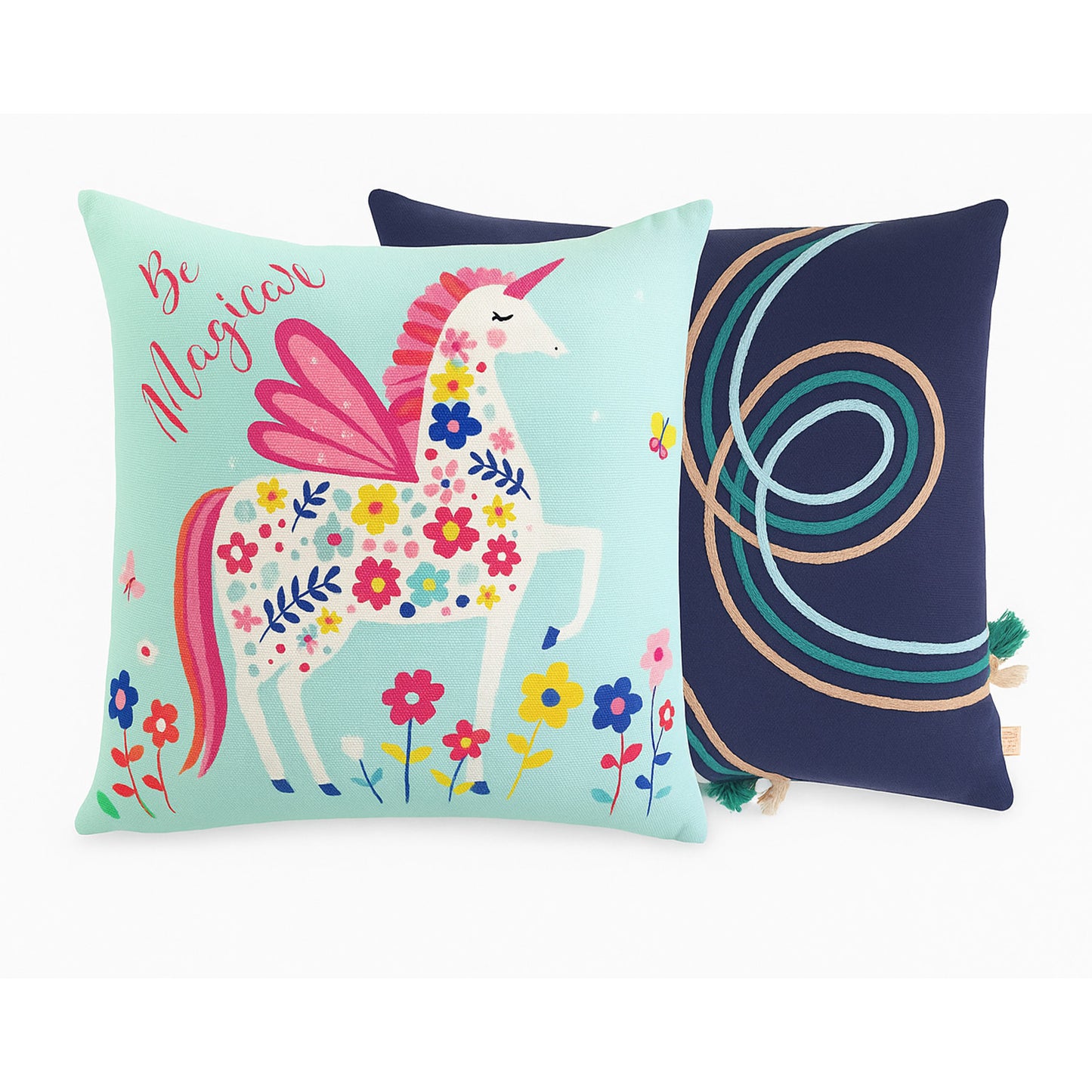 THREE TO TANGO & UNICORN MAGIC - Cushion Cover Combo